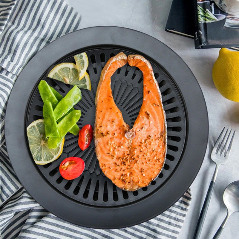 BBQ Grill Pan - Stove-Top BBQ Grill Pan