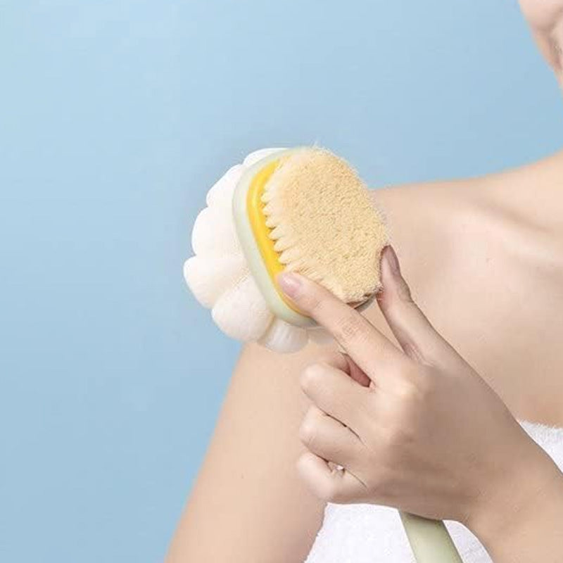 2 In 1 Bathing Scrubbing With Long Handle