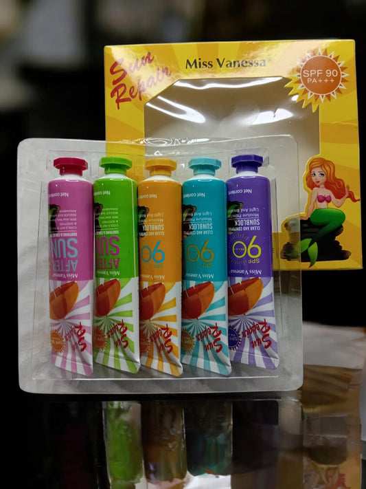 Miss Vanessa Sun Block. ( 5 pieces set)
